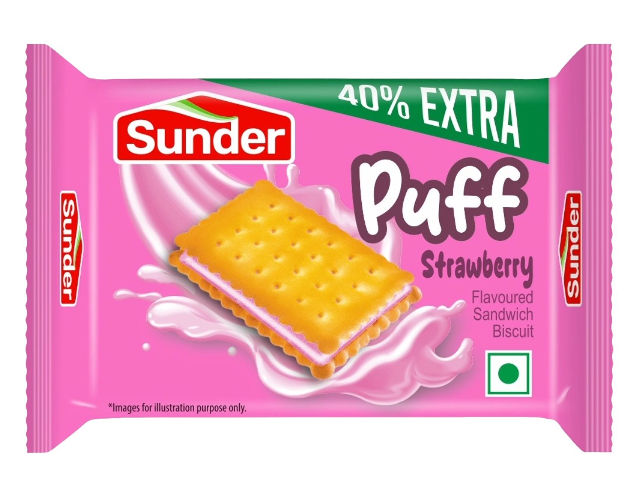Puff Biscuit Strawberry
