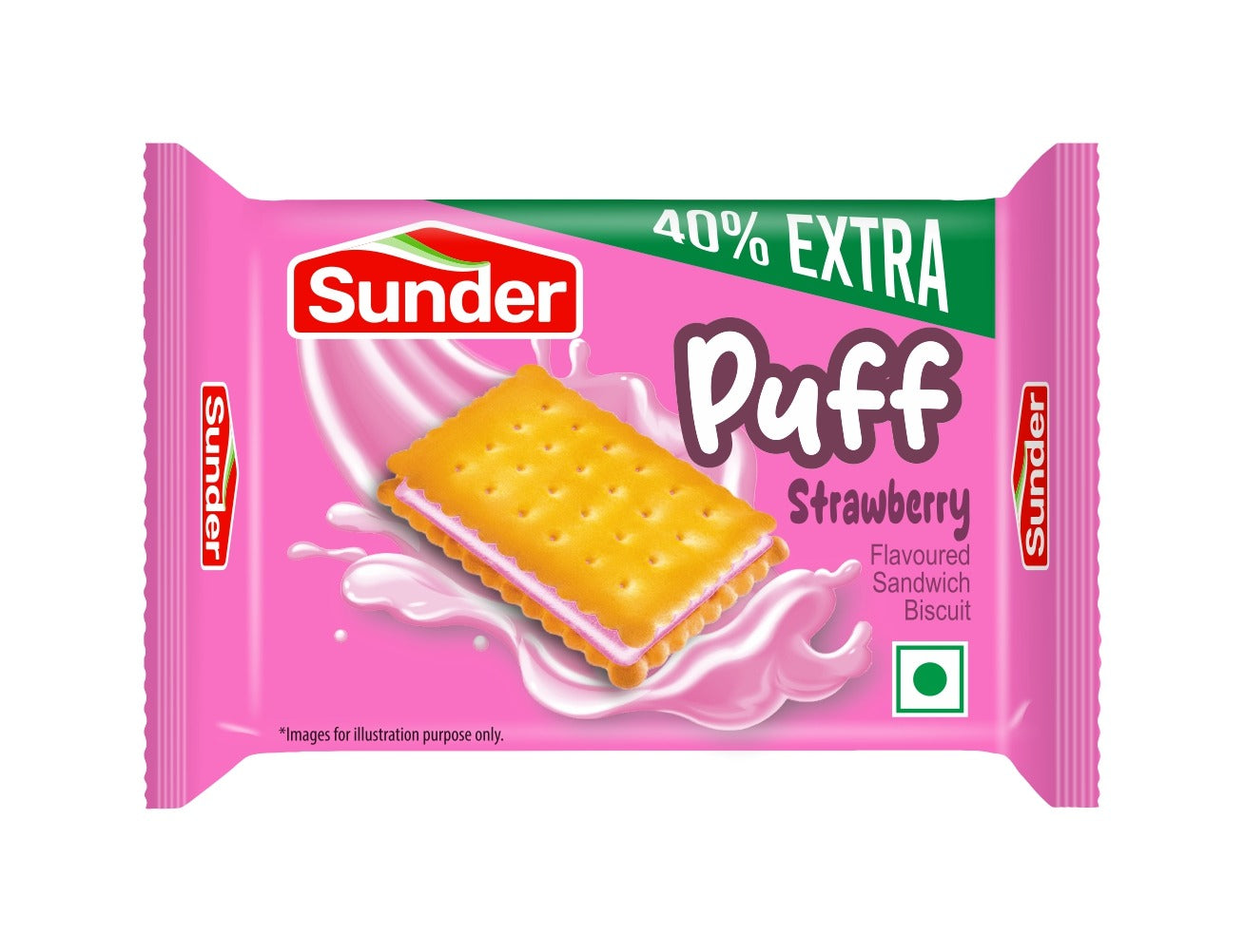 Puff Biscuit Strawberry